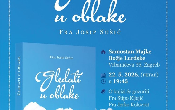 Predstavljanje knjige fra Josipa Sušića "Gledati u oblake"
